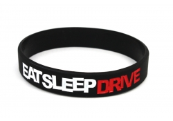 Silicone wristband | EAT SLEEP DRIVE | black