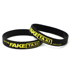 Silicone wristband | Fake Taxi | black