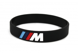 Silicone wristband | BMW M-Power | black