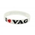 Silicone wristband | I Love VAG | white