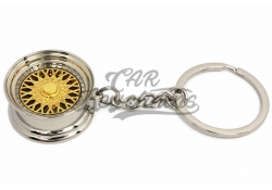 RS ver. 1 wheel keychain | gold