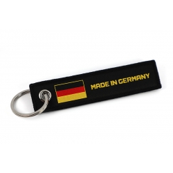Made In Germany jet tag keychain
