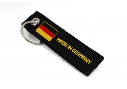 Made In Germany jet tag keychain