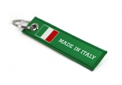 Made In Italy jet tag keychain