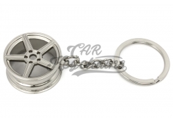 MB wheel keychain | silver matt