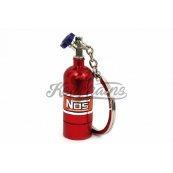 NOS LED bottle keychain | Red
