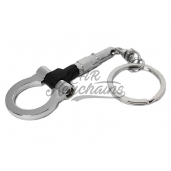 Tow hook keychain | Silver