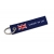 Made In UK jet tag keychain