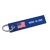 Made In USA jet tag keychain