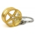 MB wheel keychain | gold