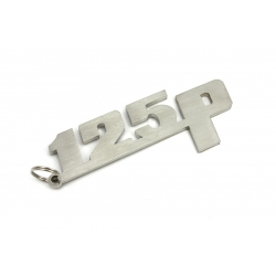 Fiat 125p logo keychain | Stainless steel