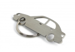 Daewoo Lanos sedan keychain | Stainless steel