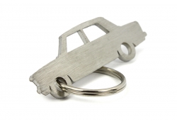 Fiat 125p keychain | Stainless steel