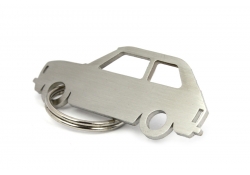 Fiat 126p keychain | Stainless steel