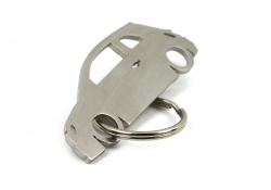 Fiat 500 3d keychain | Stainless steel