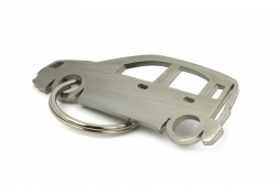 Fiat Panda II keychain | Stainless steel