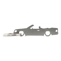 Mercedes E W124 cabrio keychain | Stainless steel