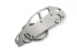 Peugeot 206 5d keychain | Stainless steel