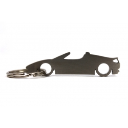 Tesla Roadster 2008 keychain | Stainless steel