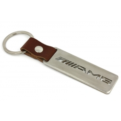 AMG Mercedes keychain | Stainless steel + leather