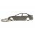 BMW E46 limousine keychain | Stainless steel