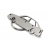 FSO Polonez ATU keychain | Stainless steel